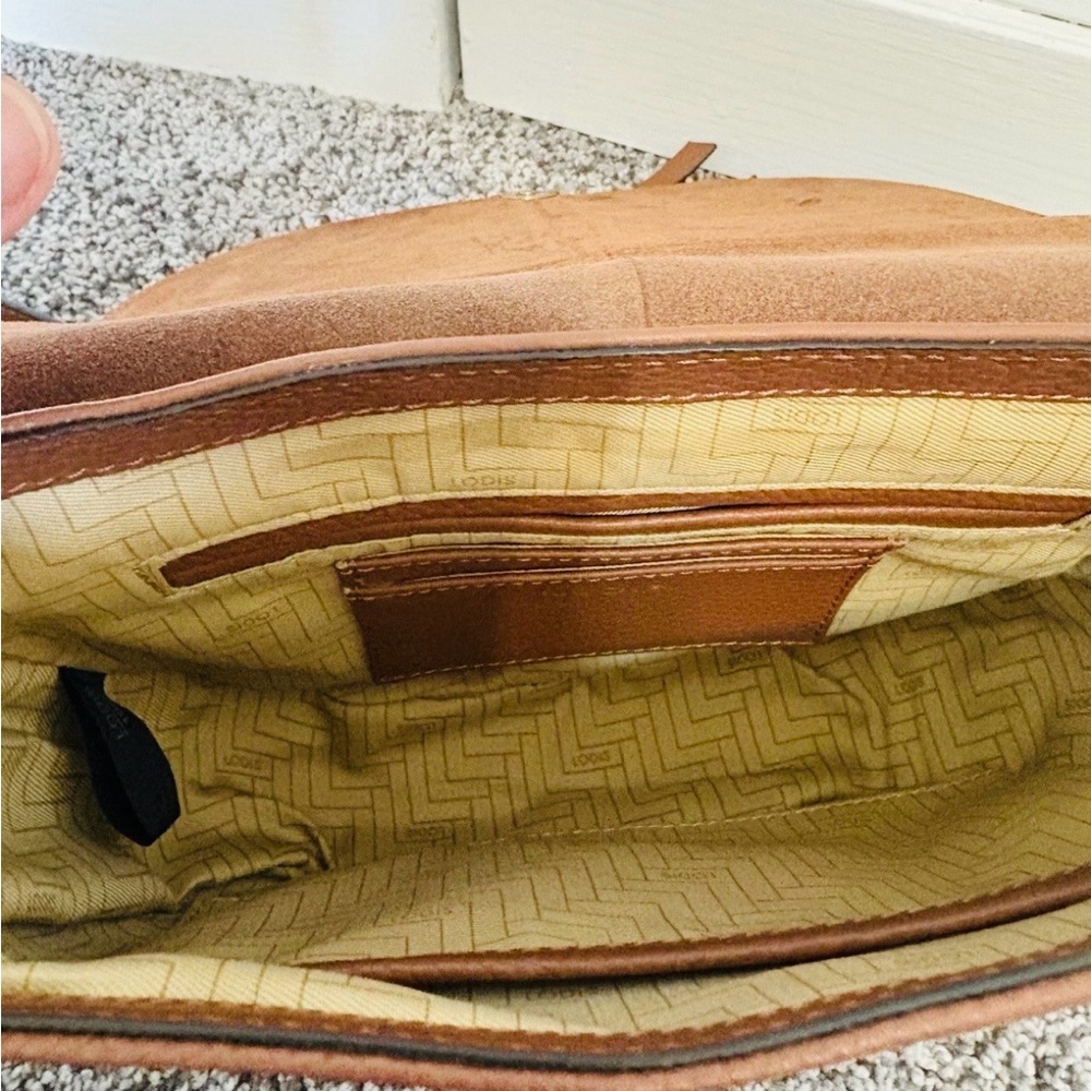 Lodis Pebbled Leather Elia Crossbody with Dustbag and papers - Picture 5 of 9